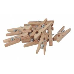 Pinzas Madera Natural 2.5cm (x72uds)