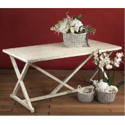 Mesa Raw Blanca 86x167x78Hcm