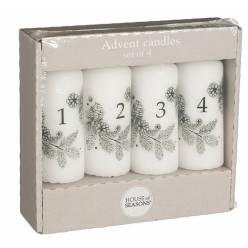 Vela Adviento 4x10Hcm "T4"