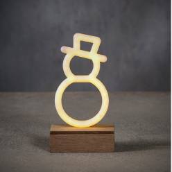 Neon Snowman 5.5x10.5x19Hcm