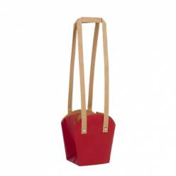 Portador Mara Rojo 9.5x13x15Hcm "T10"