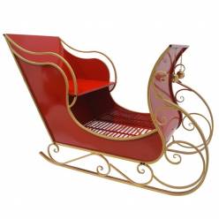 Trineo Santa Rojo 145x57x94Hcm