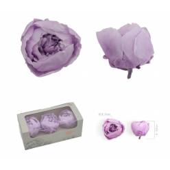 Peonia Preservada Lila 4-6cm (x3uds)
