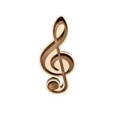 Clave de Sol sin Peana 15x31Hcm
