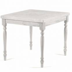 Mesa Antic Blanca 83x90x78Hcm