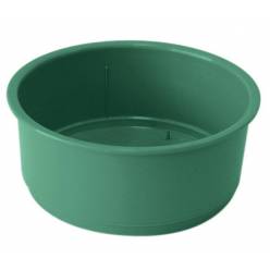 Base Redonda Plastico Verde 15cm
