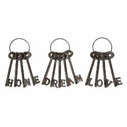 Llaves Home/Dream/Love 4x11.5Hcm "T3"