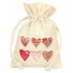 Saco Corazones 12x17Hcm "T10"