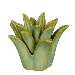 Portavelas Aloe Vera 16x17x13Hcm