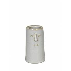 Jarron Miene Crema 6x10.5Hcm "T8"