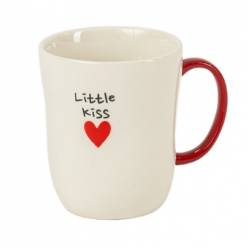 Taza Kiss Blanca �9x10Hcm "T6"