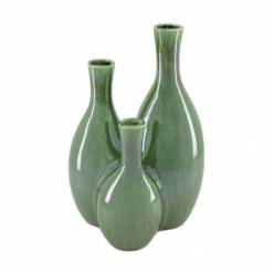 Jarron Itaca Verde 16.5x22x32.5Hcm