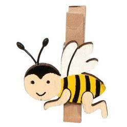 Pinza Pegs Amarilla 3x4.5Hcm "T9"