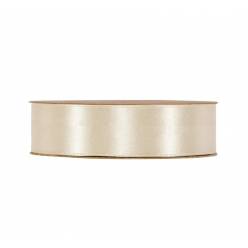 Cinta Saten Doble Crema 25mmx50m
