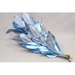 Hoja Magnolio Pintado Blue Metal 70cm 200gr