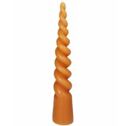 Vela Espiral Cono Naranja 6x30Hcm