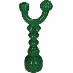 Candelabro Brick Verde 10x15x35Hcm