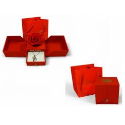 Caja Love Rojo 8x8x8Hcm