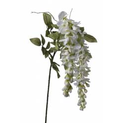 Glicinia Artificial Blanca 75cm