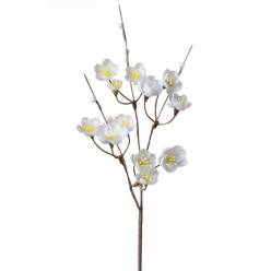 Rama Artificial Melocotonero Blanco 37cm
