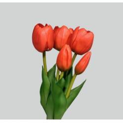 Ramo Artificial Tulipan Naranja 28cm