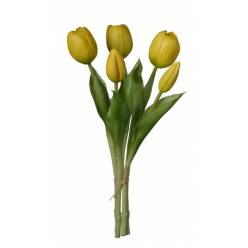 Ramo Artificial Tulipan Amarillo 28cm