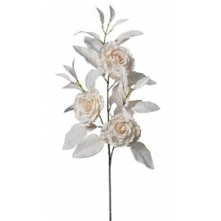 Rama Artificial Rosas Crema 90cm