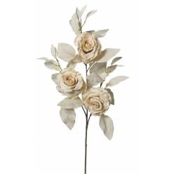 Rama Artificial Rosas Beige 90cm