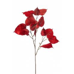 Ficus Artificial Rojo 70Hcm