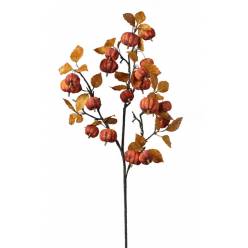 Rama Artificial Calabazas Naranjas 86cm