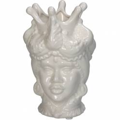 Escultura Sicilian Blanca 11x10x16Hcm