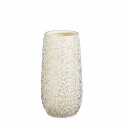 Jarron Olaya Crema 17.5x35Hcm