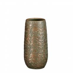 Jarron Olaya Verde 17.5x35Hcm