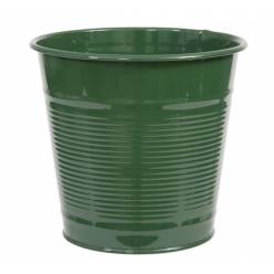 Cubremaceta Metal Verde Oliva 15x14Hcm