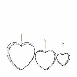 Corazon Colgante (Set 3uds)