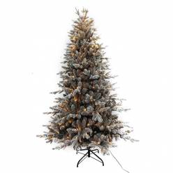 Abeto Trueno Nevado con LED 98x180Hcm