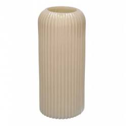 Jarron Nora Opak Crema 6/8.7x20Hcm
