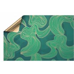 Bobina Celofan Verde Petrolio 80x20m