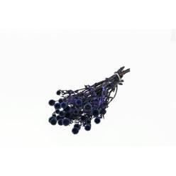 Echinops Preservado Natural Azul 50cm 100g