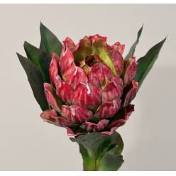 Protea Effusa Artificial Roja 61.5cm