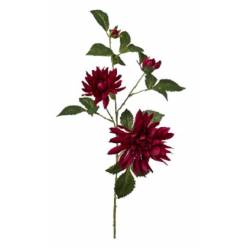 Rama Artificial Dalia Roja 80cm