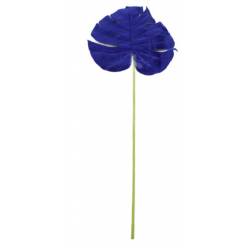 Hoja Mostera Velvet Azul 18x52Hcm