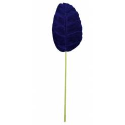 Hoja Musa Velvet Azul 20x77Hcm