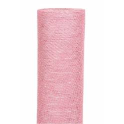 Bobina Algodon Ajedrez Rosa Claro 48cmx9m