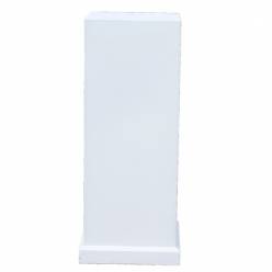Columna Toscana Blanca 33.5x33.5x80Hcm