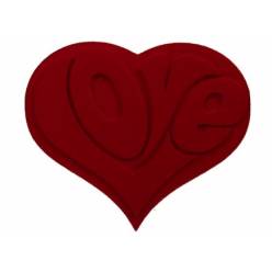 Corazon Love Colgante �30x26.5Hcm "T4"