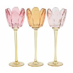 Candelabro Tulipe �9x28.5Hcm