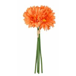 Gerbera Artificial Naranja (4 Tallos) 32Hcm