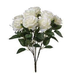 Ramo Rosas Crema 50cm