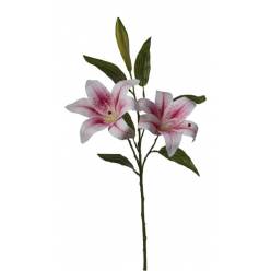 Lilium O. Artificial Rosa 73cm